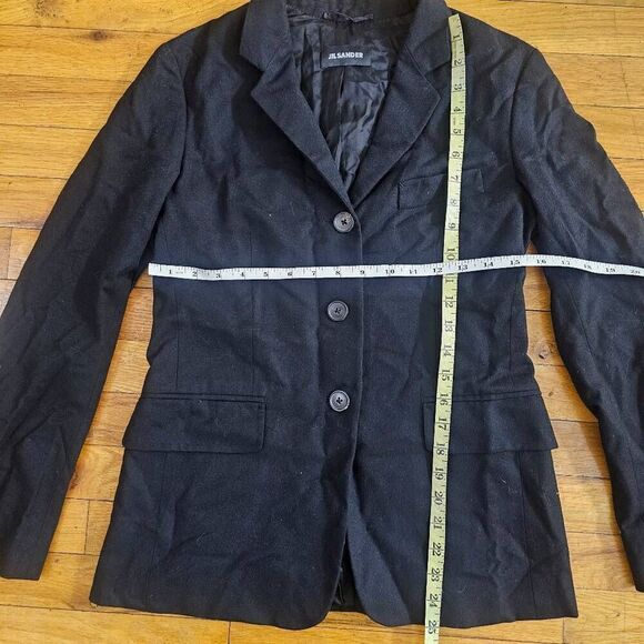 Jil Sander Wool Tailored Blazer Jacket Coat Women's Size 36 - Picture 4 of 7